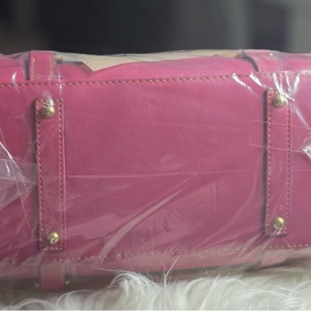 Dooney & Bourke Pink Satchel - Picture 6 of 13